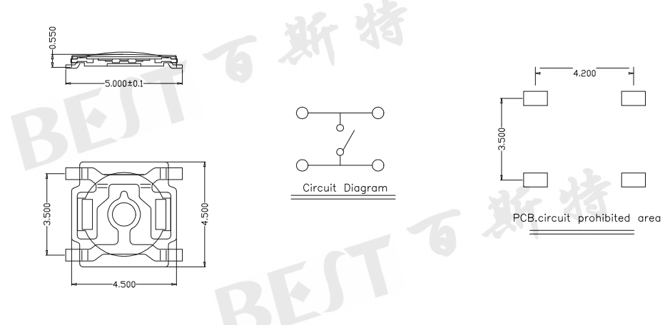 輕觸開(kāi)關(guān)TS-1187AB