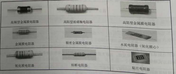 可調(diào)電阻器外形特征對(duì)比圖